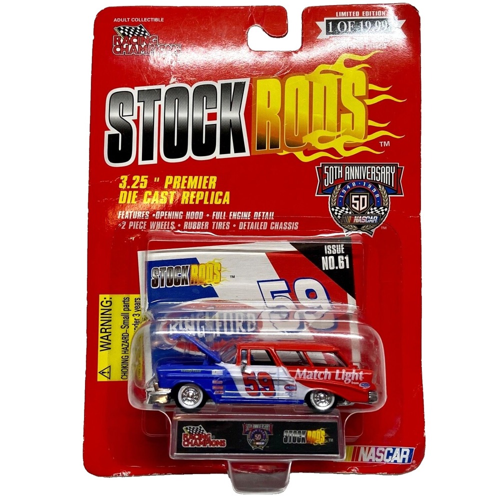 Racing Champions 1998 Nascar Stock Rods Kingsford Chevrolet #59 Matchlight 1:64